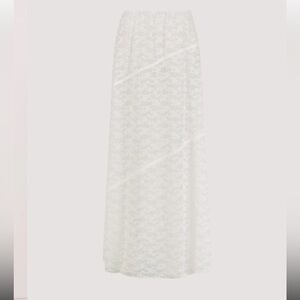 DISSH Belle White Lace Maxi Skirt NWT XS